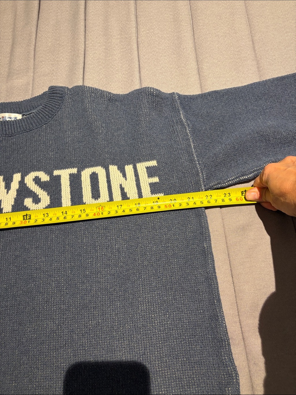Yellowstone Navy Crewneck Sweater - Picture 3 of 4